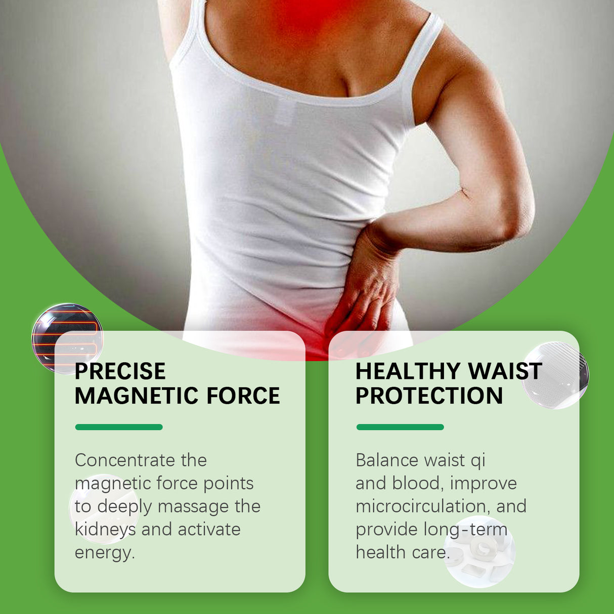Body Care Magnetic Therapy, Body Care Magnetic Belt Warm Comfortable Breathable Waist Elastic Belt - V.I.P Digital Presence