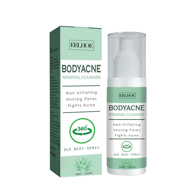 Body Acne Removal Cleanser Spray, Deep Clean Back Arm Fade Acne Beauty Moisturizing Spray - V.I.P Digital Presence