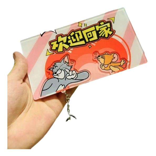 Crayon Shin chan couple keychain refrigerator sticker Simpson family flying house travel notes mobile castle couple pendant - V.I.P Digital Presence