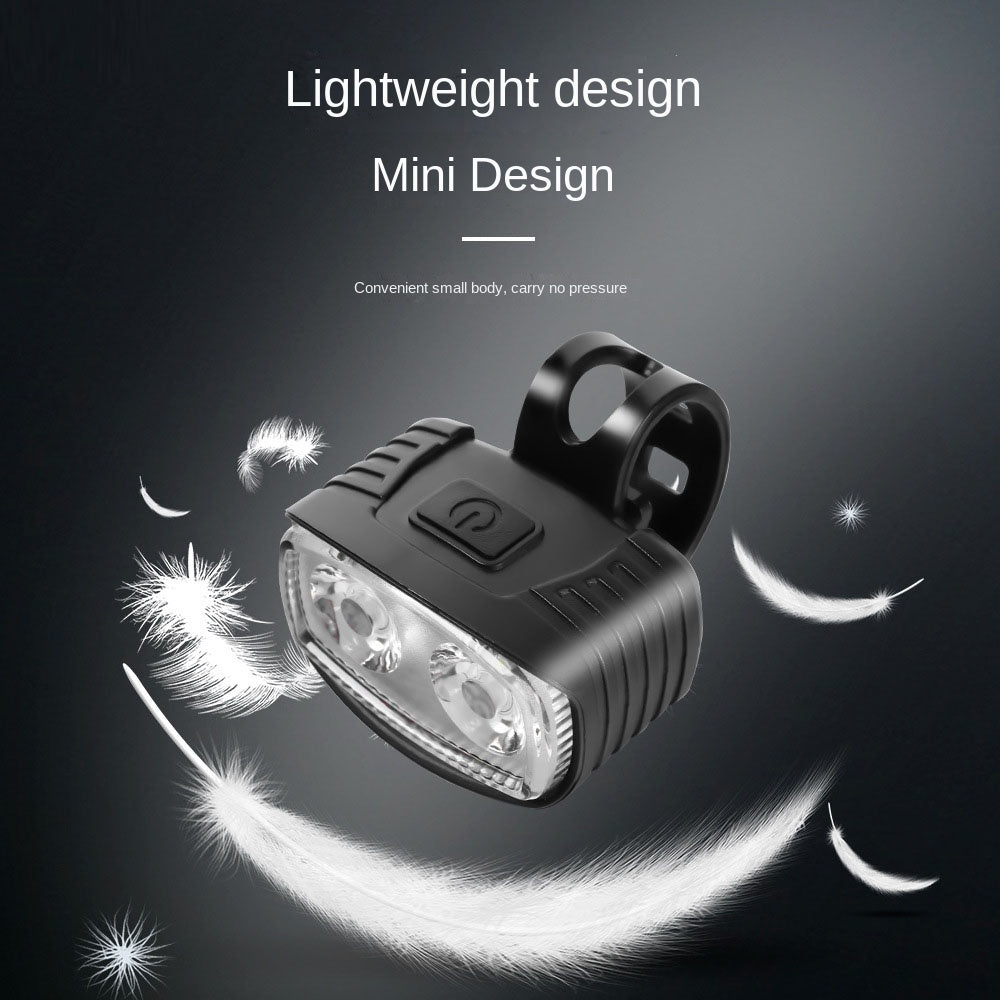 Bicycle headlight and taillight set, highway warning light, high brightness LED lighting, mountain bike outdoor riding accessori - V.I.P Digital Presence