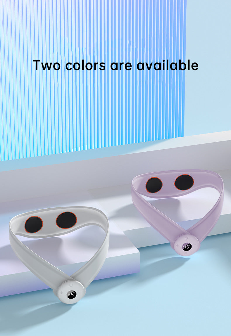 Neck Massager with Heat, Portable Neck Lymphatic Massager for Pain & Fatigue Relief - V.I.P Digital Presence