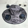 Solar fan hat: wide - brim bucket hat with 2 solar fans, men’s summer cap for outdoor fishing, camping, hiking. - V.I.P Digital Presence