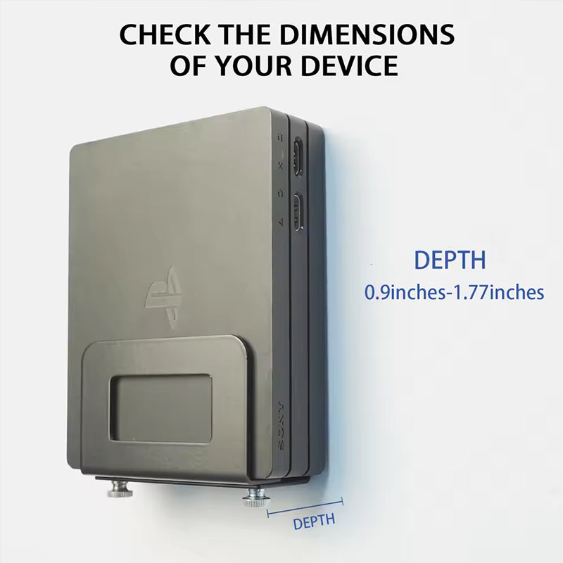 Adjustable Wall Mount for Apple TV 3/4/4K, Router, Modem, TV Box & More - V.I.P Digital Presence