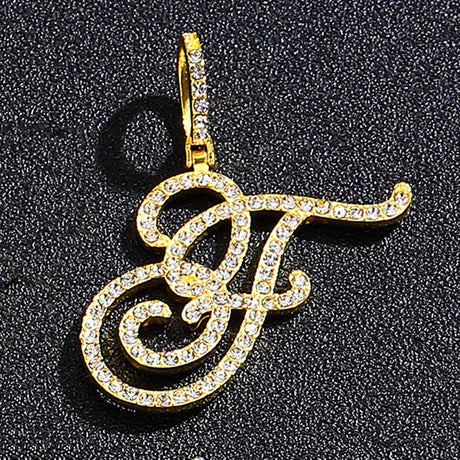 Hip hop accessories grass letter pendant melon seed buckle Cuban chain accessory - V.I.P Digital Presence