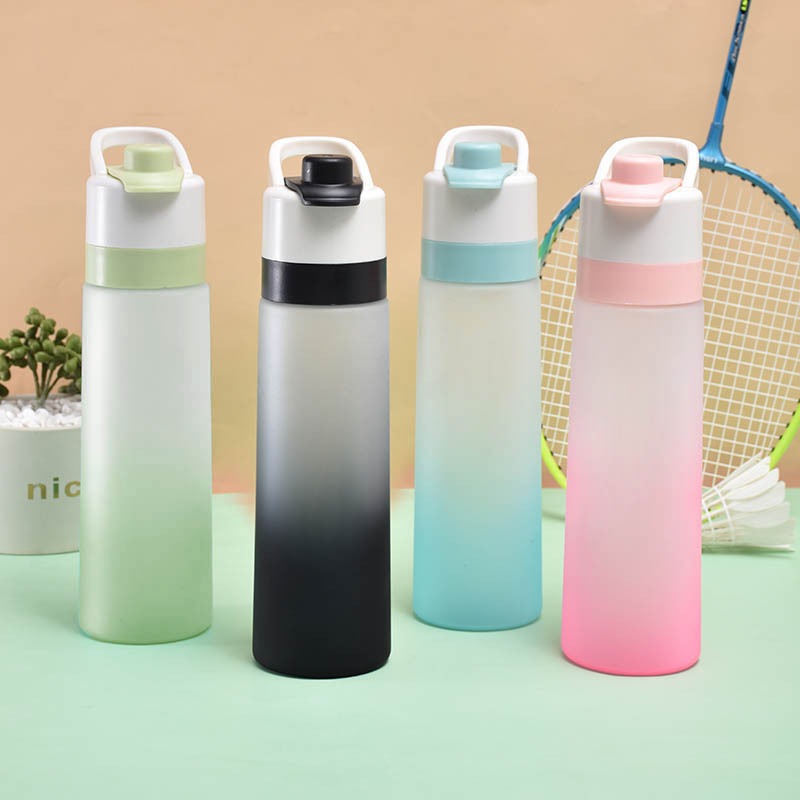 700ml frosted spray water cup outdoor sports kettle cooling water replenishment convenient advertising cup - V.I.P Digital Presence