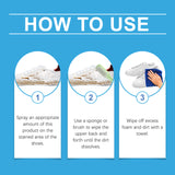 Shoe Decontamination Foam Cleaner Small White Shoes Gentle Clean Yellow Edge Stain Shoe Cleaner - V.I.P Digital Presence