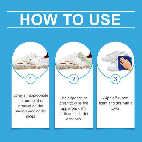 Shoe Decontamination Foam Cleaner Small White Shoes Gentle Clean Yellow Edge Stain Shoe Cleaner - V.I.P Digital Presence