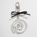 Original Design Spiral Pendant Keychain Versatile Alloy Korean Velvet Pendant - V.I.P Digital Presence