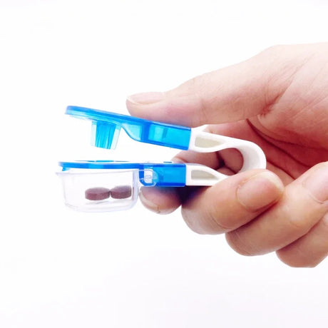 Medication dispenser household small tool press dispensing clip portable dispensing device - V.I.P Digital Presence
