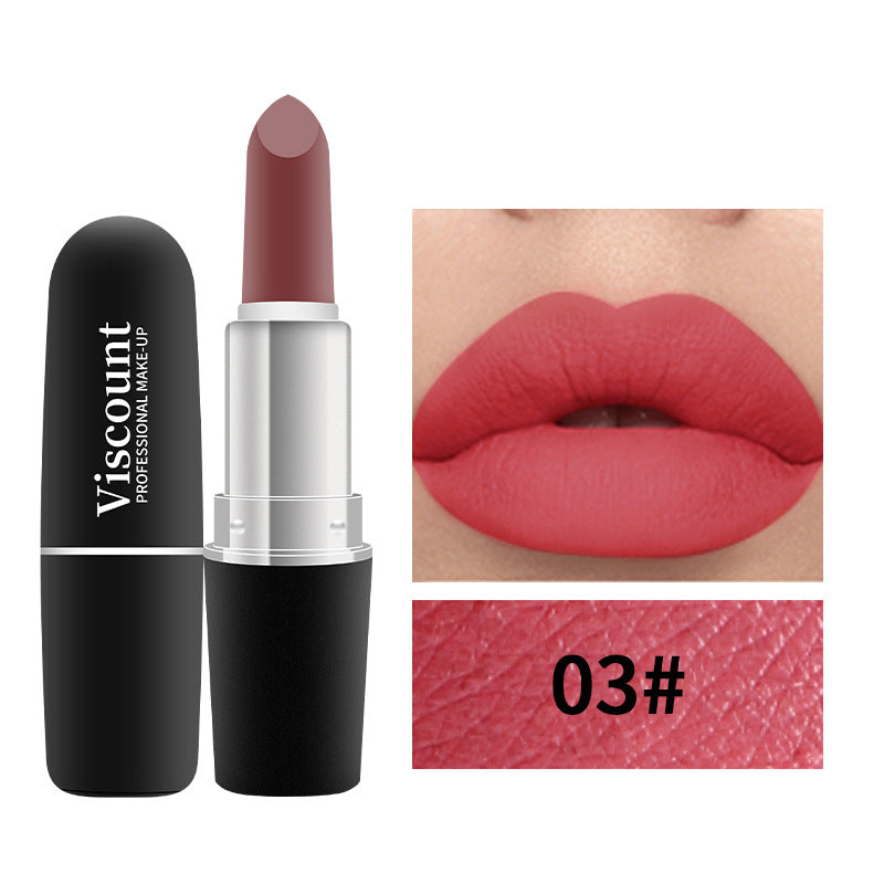 New Frosted Bullet Fog Matte White Lipstick Small Pepper 12 Color Moisturizing Lipstick - V.I.P Digital Presence