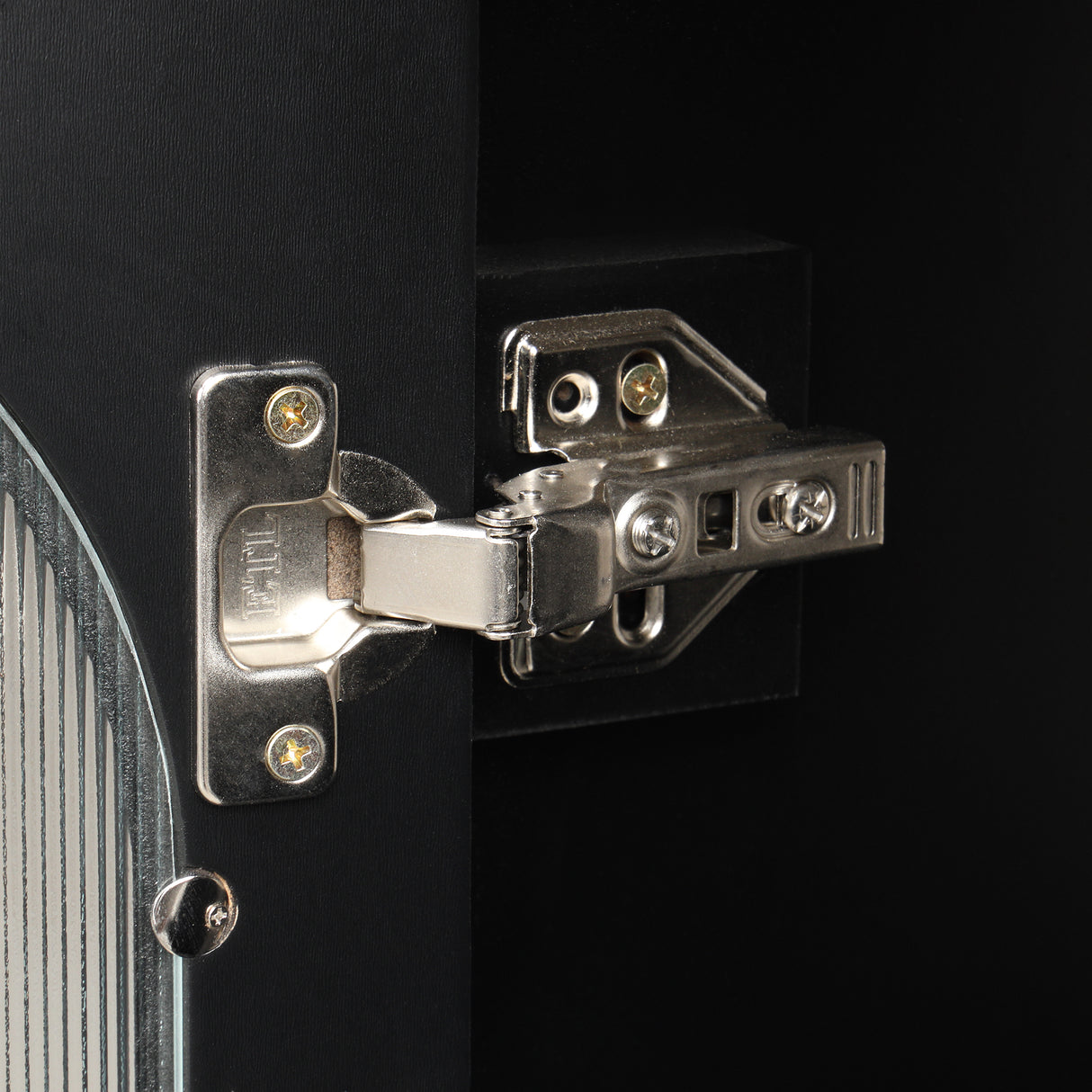 30" Bathroom Vanity with Sink, Bathroom Vanity Cabinet with Two Drawers and Door, Adjustable Shelf, Solid Wood and MDF, Black - V.I.P Digital Presence