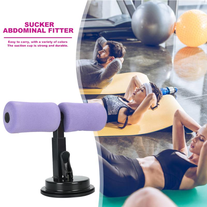 Barra de abdominales de pie para gimnasio, dispositivo auxiliar para el hogar, equipo de entrenamiento muscular para fortalecer el core abdominal 