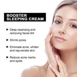 Booster Sleeping Cream, Whitening And Brightening Facial Skin Deep Hydrating Sleep Mask