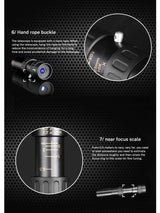 10-30×25 Zoom HD Portable Strong Binoculars Long Range Professional Spyglass Monocular Telescope Low Night Vision for Hunting - V.I.P Digital Presence