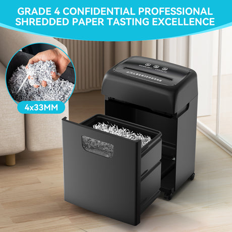 PAPER SHREDDER CROSS CUT LARGE BIN HIGH SECURITY LOW NOISE - V.I.P Digital Presence