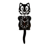 New Hot American Classic Kit Cat Clock: Swing Tail, Creative, Cute Gift, Retro Decor, Hanging Design. - V.I.P Digital Presence