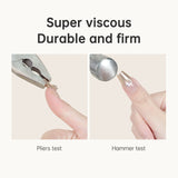 LAZYFUN Solid Patch Glue - High Capacity, Ultra Strong Adhesion, Long-lasting, Safe for Natural Nails, Easy to Remove - V.I.P Digital Presence