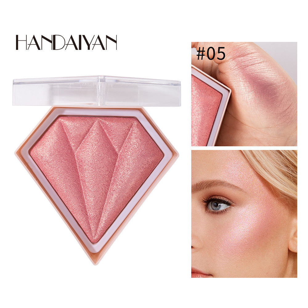 Diamond Highlighter Powder Brighten Skin Tone Repair Glitter Powder Nose Shadow Modification Stereo Brightening - V.I.P Digital Presence