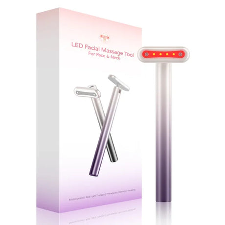 4 in 1 Facial Wand EMS Microcurrent Vibration Warm Red Light Face Lifting Machine Skin Tightening Device Neck Eye Massager Tools - V.I.P Digital Presence