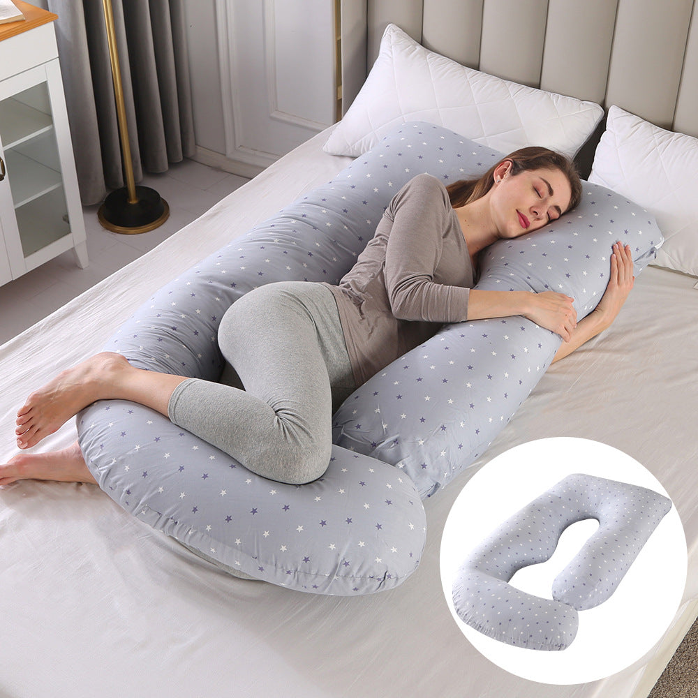 Pregnant women's pillow waist protection side sleeping slope pillow J-shaped pregnancy sleeping pillow - V.I.P Digital Presence