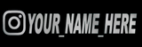 New Car Sticker User Name Custom Personalized Vinyl Decals Motorcycle For Customization Needs Remarks Car Sticker - V.I.P Digital Presence