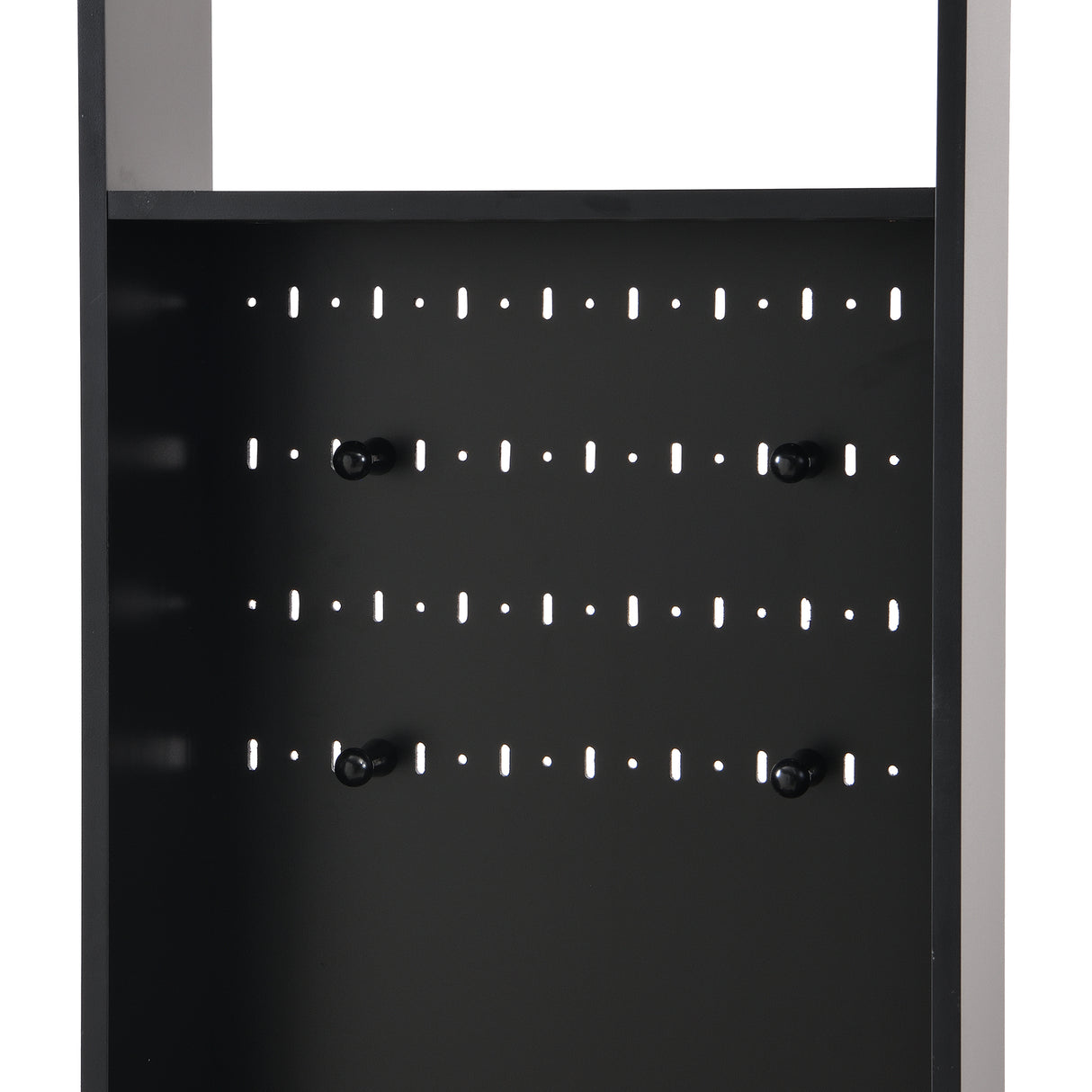 39.3'W70.8'H multifunctional corridor shoe cabinet with soft padded nail board and black hanger with entrance hook - V.I.P Digital Presence