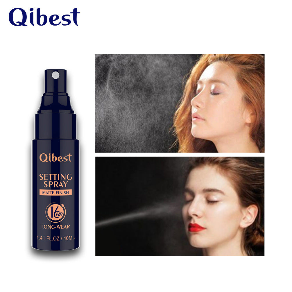 Qibest Oil Control Revitalizing Matte Makeup Setting Spray 40Ml Moisturizing Moisturizing Lasting Makeup Water - V.I.P Digital Presence