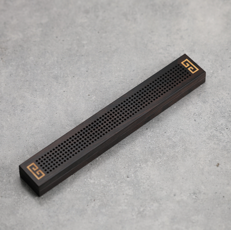 Wooden thread incense box, black sandalwood inlaid with boxwood, sleeping incense burner, incense burner, household indoor agarw - V.I.P Digital Presence