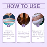 Foot Bath Gel Body Foot Care Daily Nourishing Gentle Exfoliating Comfort Foot Bath Gel