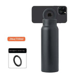 Magnetic insulated cup, phone holder, drama chasing, high aesthetic value, 304 stainless steel sports pot - V.I.P Digital Presence