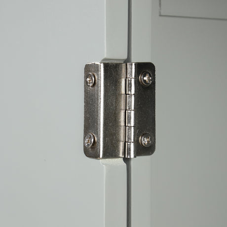 Tall Bathroom Storage Cabinet, Freestanding Storage Cabinet with Two Drawers and Adjustable Shelf, MDF Board , Grey - V.I.P Digital Presence