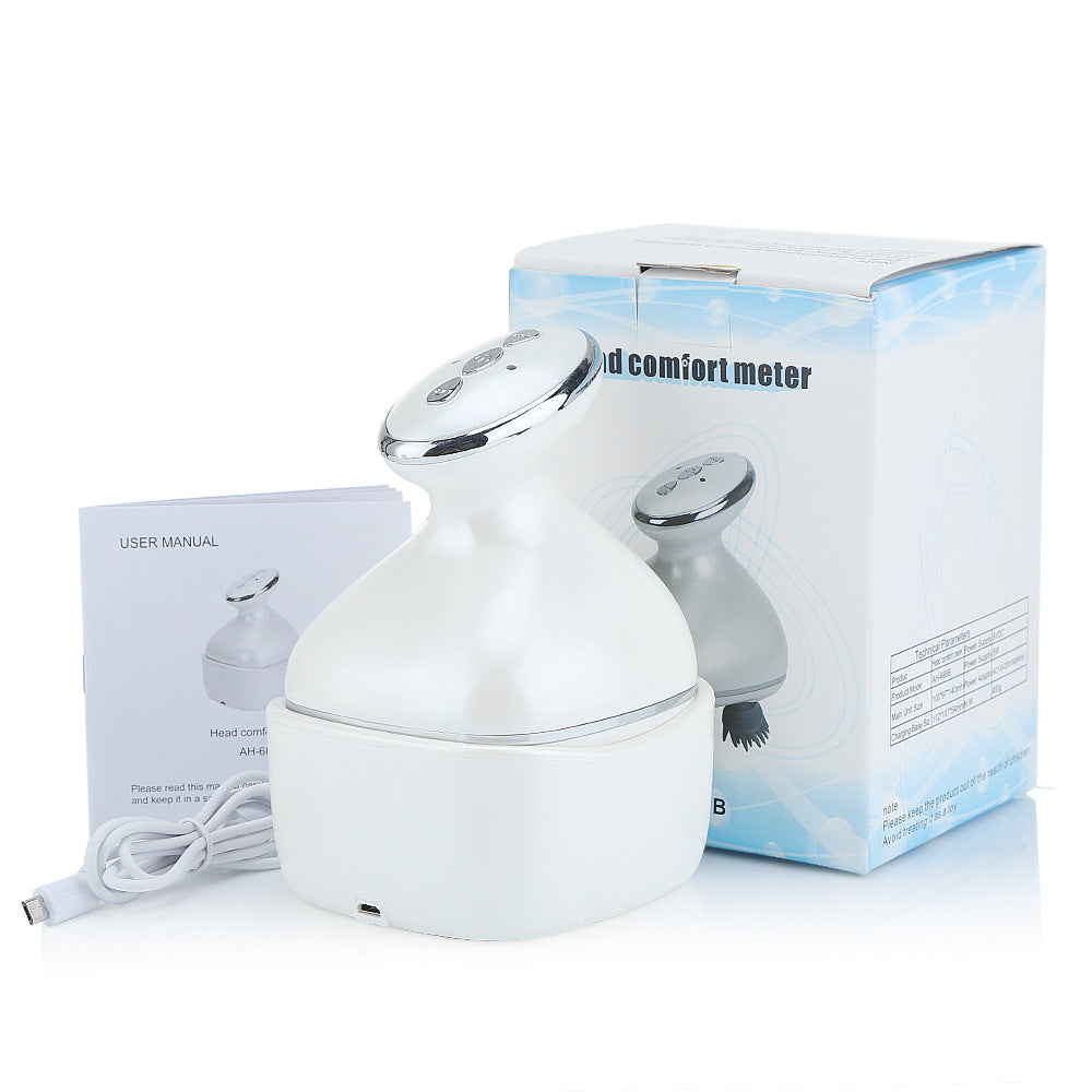 Head Massager 4-Claw Kneading Vibration Rechargeable Waterproof Head Massager Multi-Function - V.I.P Digital Presence