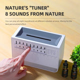 Bluetooth Speaker With 8 Kind Of White Noise Sleep Music 200Ml Aromatherapy Air Humidifier Simulation Flame Night Light - V.I.P Digital Presence