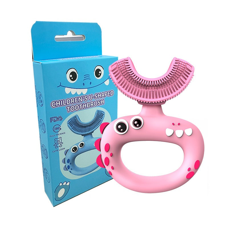 Cepillo de dientes para niños Tiktok cepillo de dientes de silicona para bebés