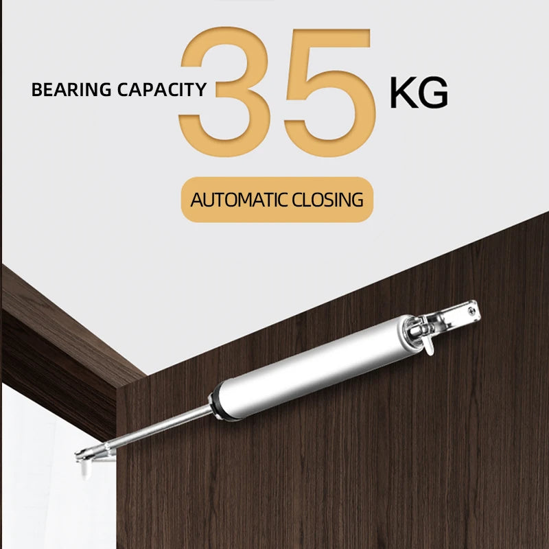 Gas Spring Automatic Door Closer 90 Degrees Within The Positioning Stop Mute Soft Closing Device Adjustable Buffer Force - V.I.P Digital Presence