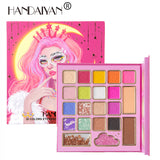 HANDAIYAN 30 Colors Mask Queen Eyeshadow Palette Eyeshadow + Blush + Contouring Highlight Makeup - V.I.P Digital Presence