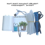 2/4/8/16 - Head Automatic Irrigation Controller, Plant & Flower Sprinklers, Drip Irrigation Kit, Potted Timer - V.I.P Digital Presence