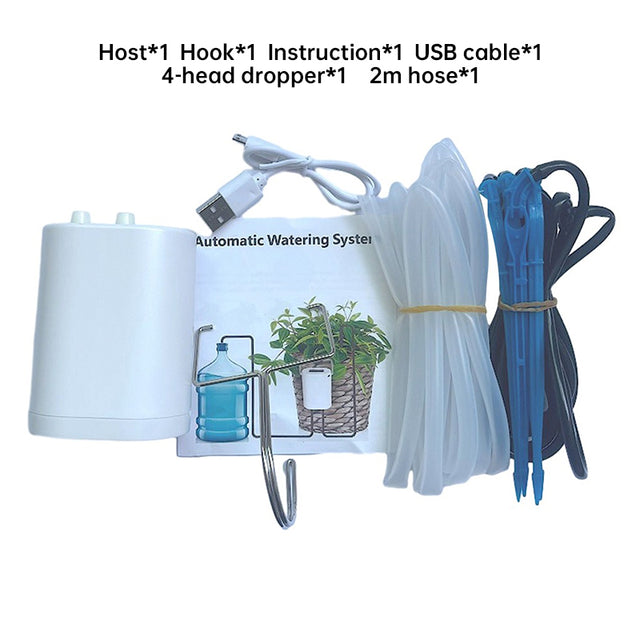 2/4/8/16 - Head Automatic Irrigation Controller, Plant & Flower Sprinklers, Drip Irrigation Kit, Potted Timer - V.I.P Digital Presence