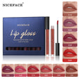 Niceface New Quality Lip Glaze Velvet Matte Lip Glaze Set Matte Non-stick Cup Holder Liquid Lipstick - V.I.P Digital Presence