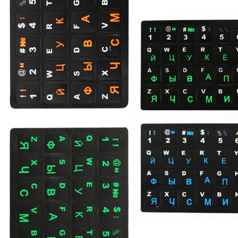 Russian Keyboard Cover Stickers For Mac Book Laptop PC Keyboard Computer Standard Letter Layout Keyboard Covers - V.I.P Digital Presence