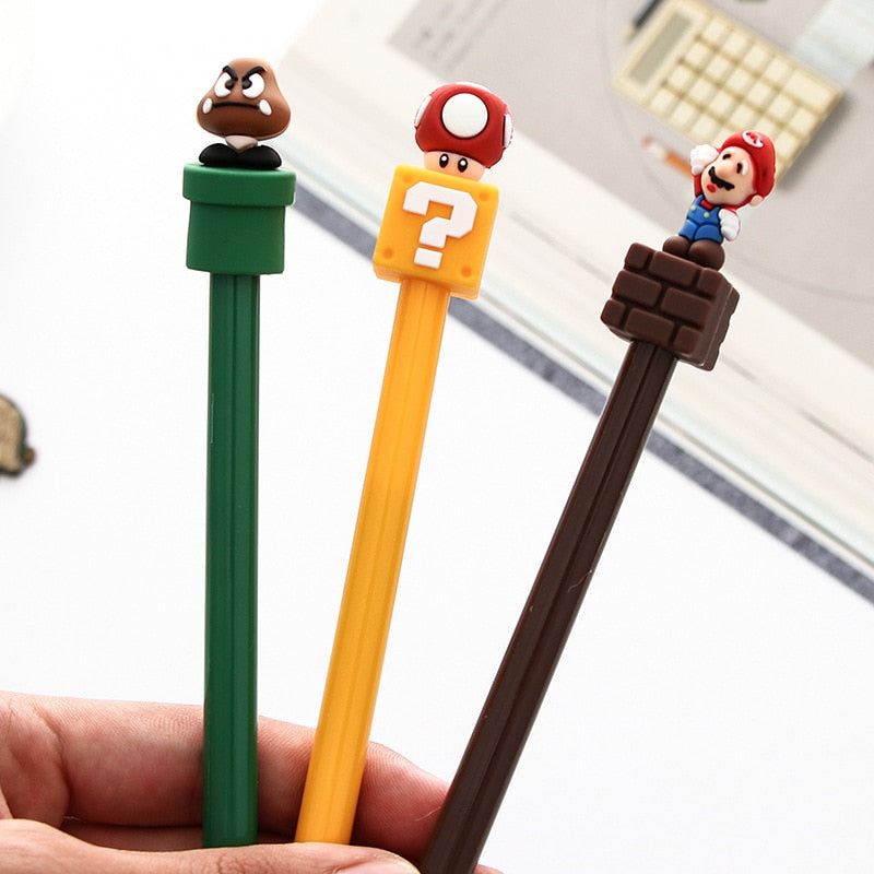 Super Mario Gel Pen Signature Pen Escolar Papelaria School Office Supply Promotional Gift - V.I.P Digital Presence