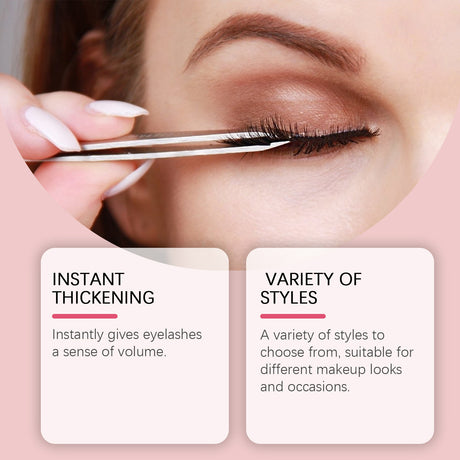Self-Adhesive Eyelashes, Lazy People Glue-Free Free Unloading Self-Adhesive Thick Thin Long Natural Eyelashes - V.I.P Digital Presence