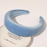 Wide edge velvet sponge hair clip for women's head clip high skull top hair clip - V.I.P Digital Presence