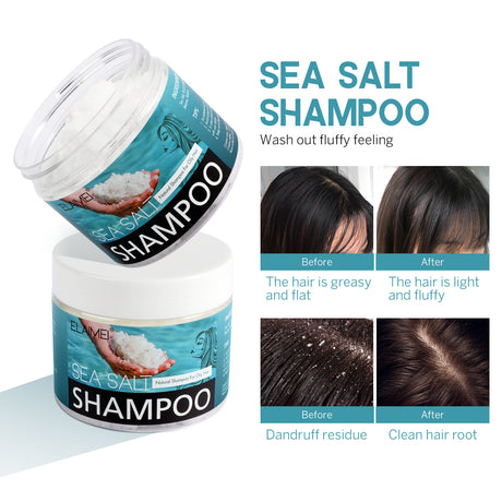 ELAIMEI Sea Salt Shampoo To Scalp Deep Cleansing Moisturizing Anti-dandruff Oil Control Hair Balm - V.I.P Digital Presence