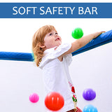 55'' Toddlers Trampoline with Safety Enclosure Net and Balls, Indoor Outdoor Mini Trampoline for Kids - V.I.P Digital Presence