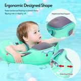Bebés y niños pequeños con anillos de asiento inflables y sombrillas Círculo de natación para principiantes Piscina casera