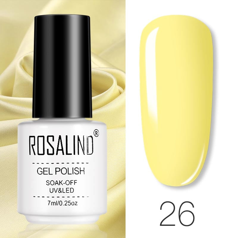 ROSALIND Gel Polish Set Manicure for Nails Semi Permanent Vernis top coat UV LED Gel Varnish Soak Off Nail Art Gel Nail Polish - V.I.P Digital Presence