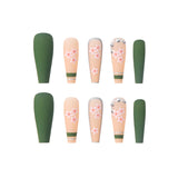 New Wear Nail Spring Flowers Bloom Drill Nail Ins Style Long Ballet Nail - V.I.P Digital Presence