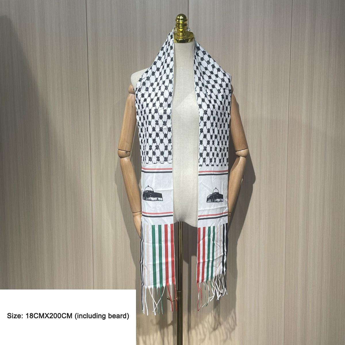 Arabic scarf prayer scarf ethnic style scarf shawl scarf headscarf - V.I.P Digital Presence