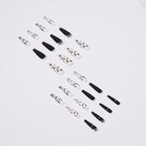 Butterfly Wearing Leopard-Print Nail Piece Scrub Manicure Wearing Nail Patch With Drill Nail Patch - V.I.P Digital Presence